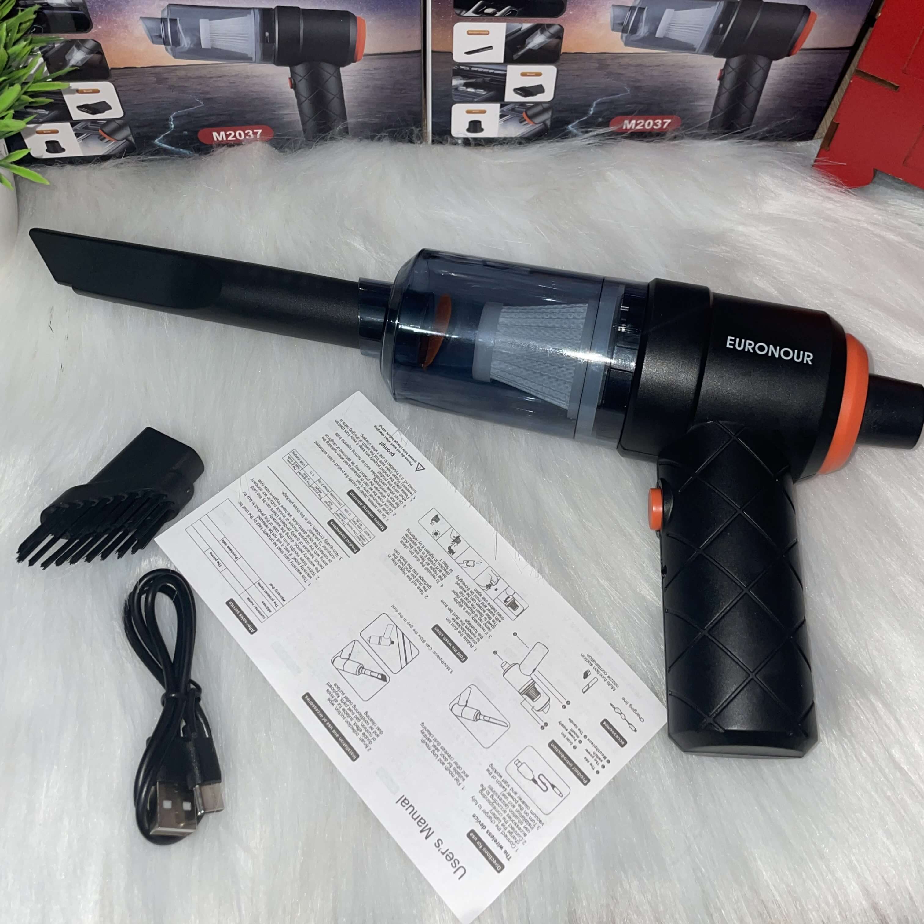 ASPIRATEUR&SOUFLLEUR EURONOUR (للسيارة والمنزل)