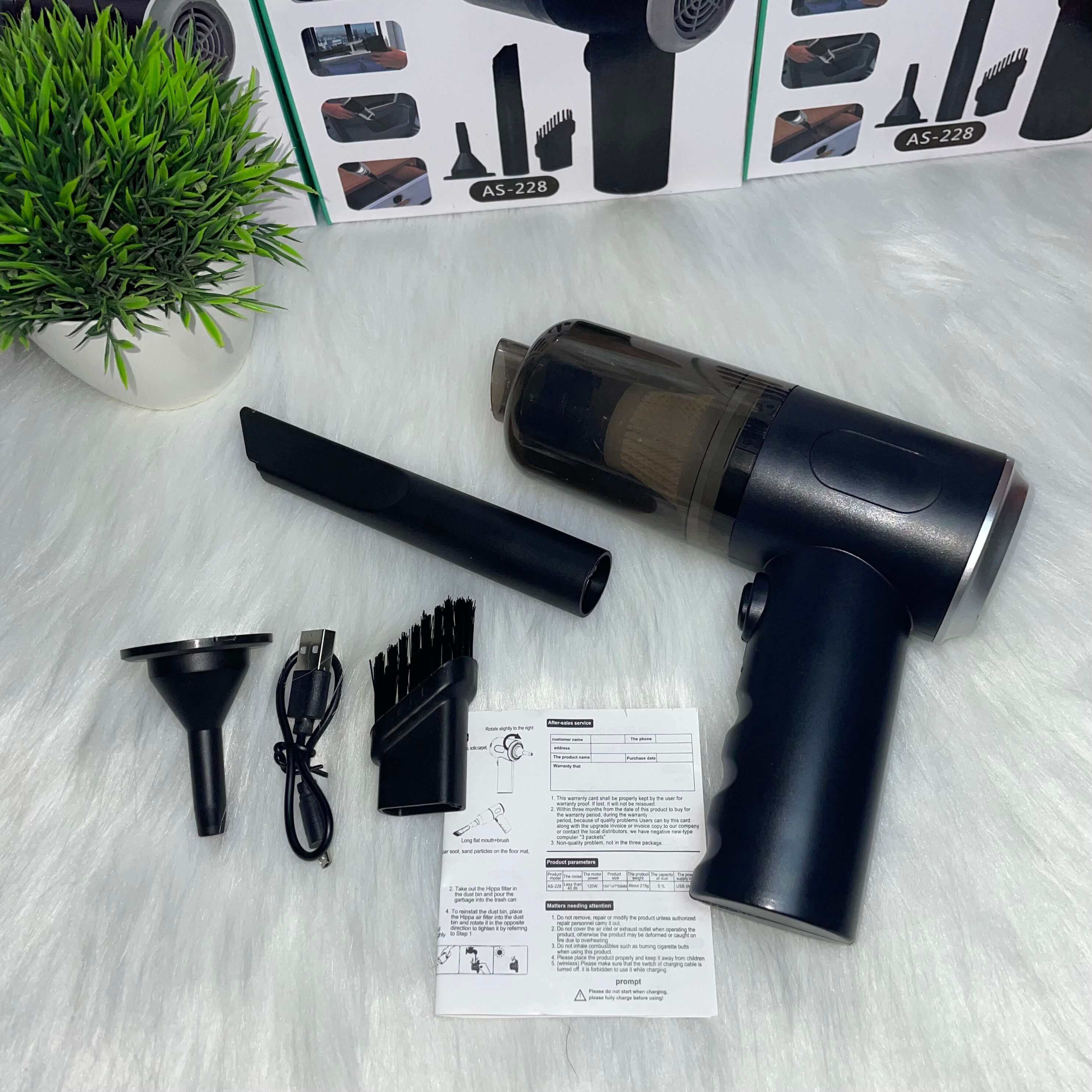 ASPIRATEUR&SOUFFLEUR (للسيارة والمنزل)